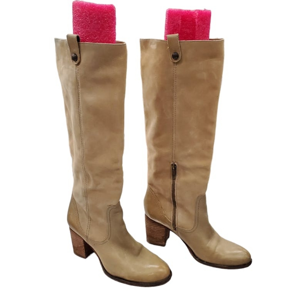 Vince Camuto tan Leather Boots Size: 8.5